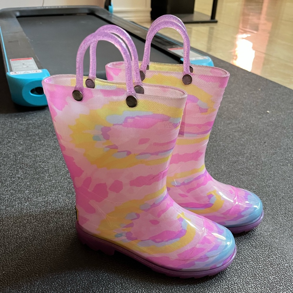 Girls Rain Boots Size 10